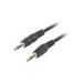 Кабел Lanberg mini jack 3.5mm M/M 3 pin cable 1.2m black