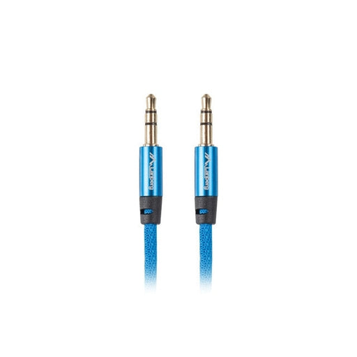 Кабел Lanberg mini jack 3.5mm M/M 3 pin cable 1m blue