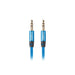 Кабел Lanberg mini jack 3.5mm M/M 3 pin cable 2m blue