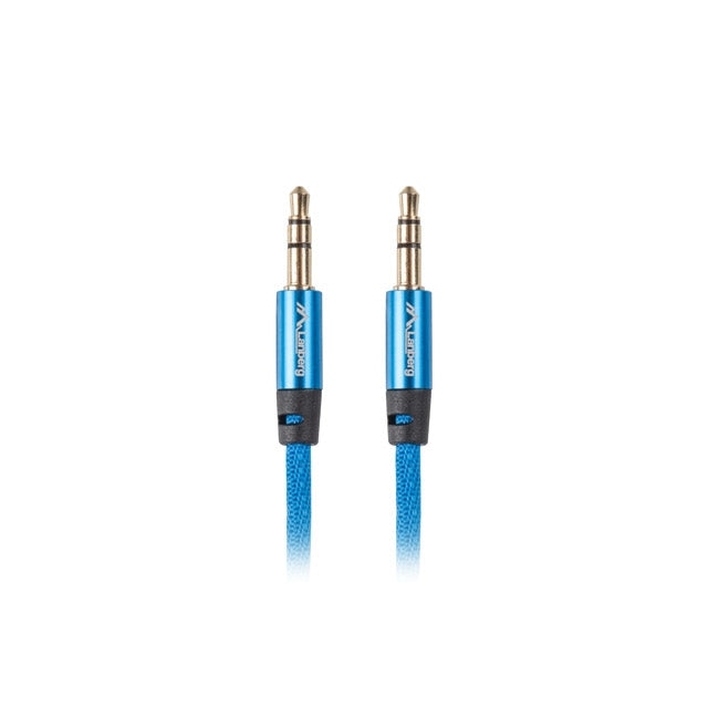 Кабел Lanberg mini jack 3.5mm M/M 3 pin cable 3m blue