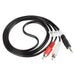 Кабел Lanberg mini jack 3.5mm (M) 3 pin - > 2X RCA