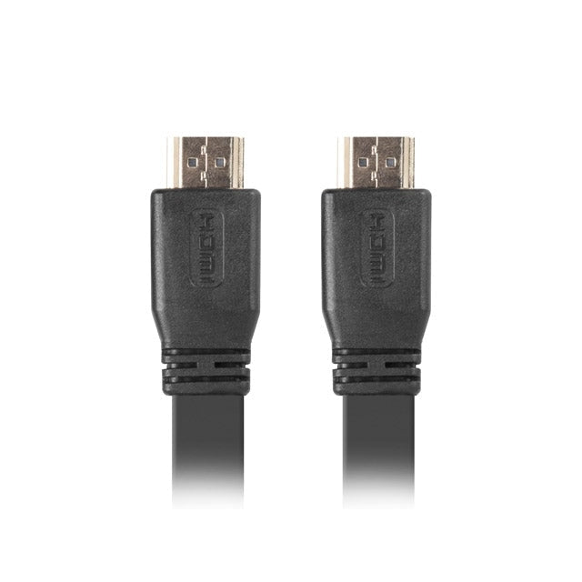 Кабел Lanberg HDMI M/M V2.0 cable 5m 4K flat black