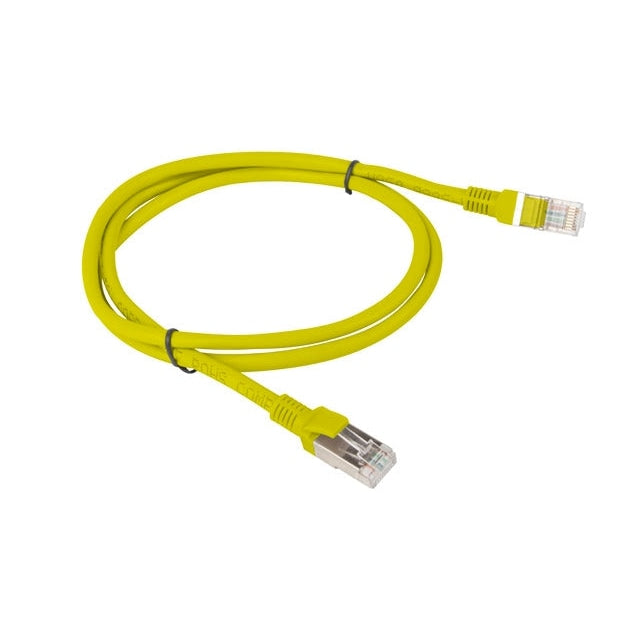 Кабел Lanberg patch cord CAT.5E FTP 1m yellow