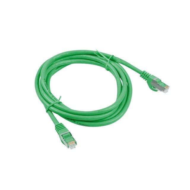 Кабел Lanberg patch cord CAT.6 FTP 0.5m green