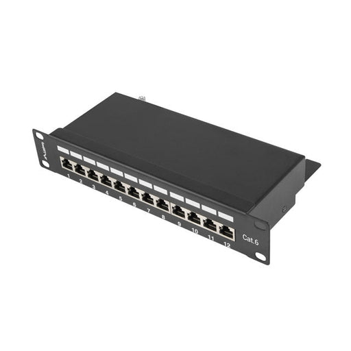 Пач панел Lanberg patch panel 12port 1U 10’ CAT.6