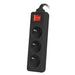 Разклонител Lanberg power strip 3m 3 sockets