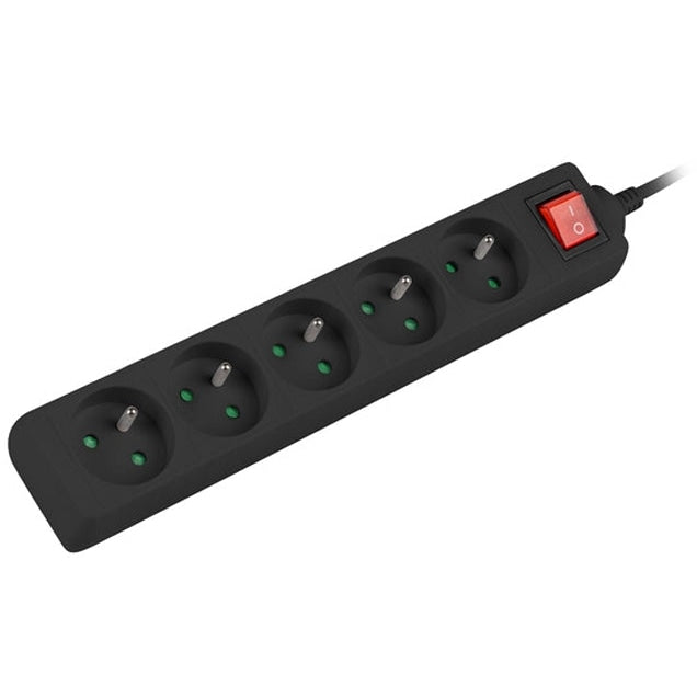 Разклонител Lanberg power strip 1.5m 5 sockets