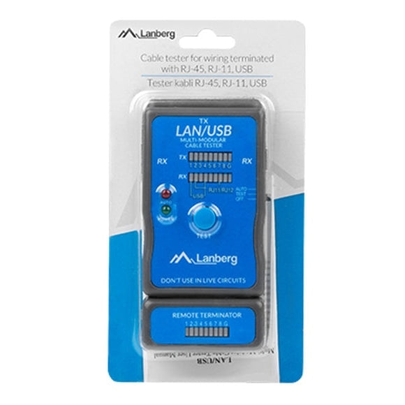Инструмент Lanberg cable tester for wiring