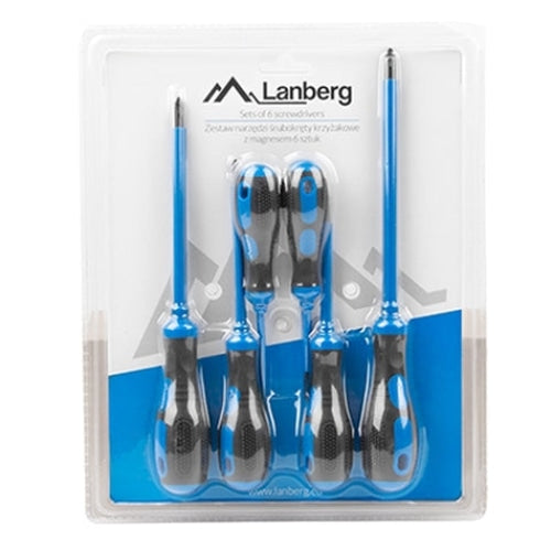 Инструмент Lanberg set of 6 screwdrivers