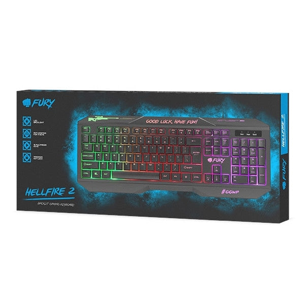 Клавиатура Fury Gaming Keyboard Hellfire 2