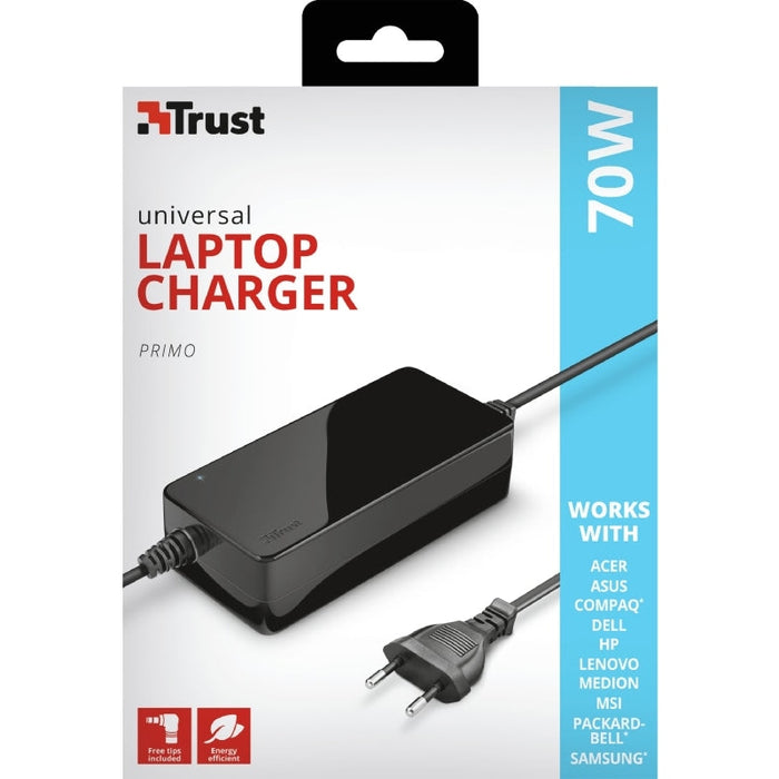 Адаптер TRUST Primo Laptop Charger 19V - 70W