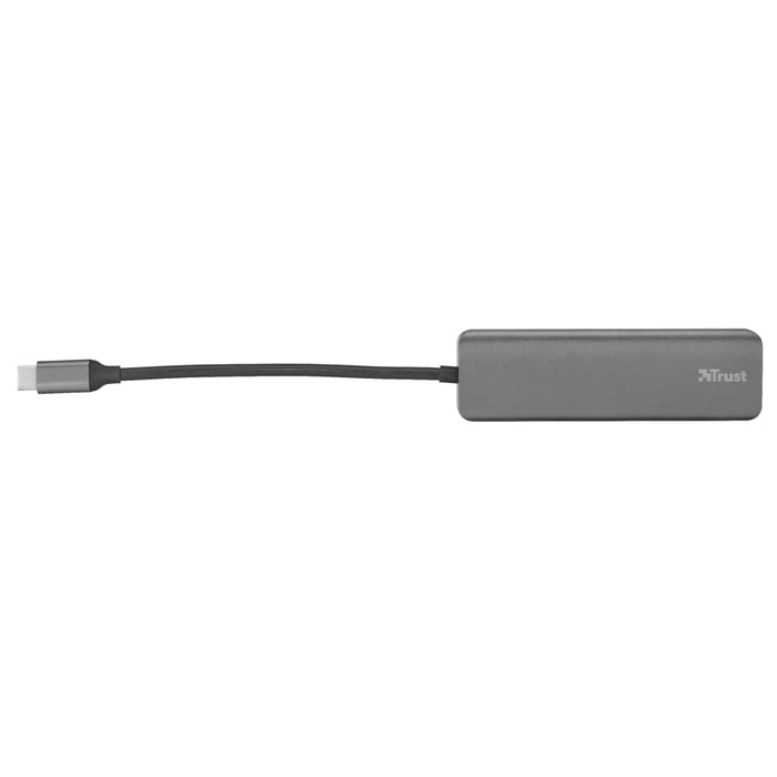 USB хъб TRUST Halyx Alum. USB - C to 4 - Port USB3.2 Hub