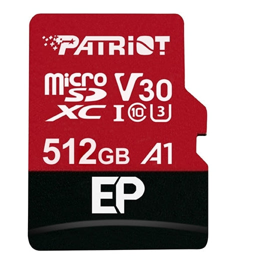 Памет Patriot EP Series 512GB Micro SDXC V30