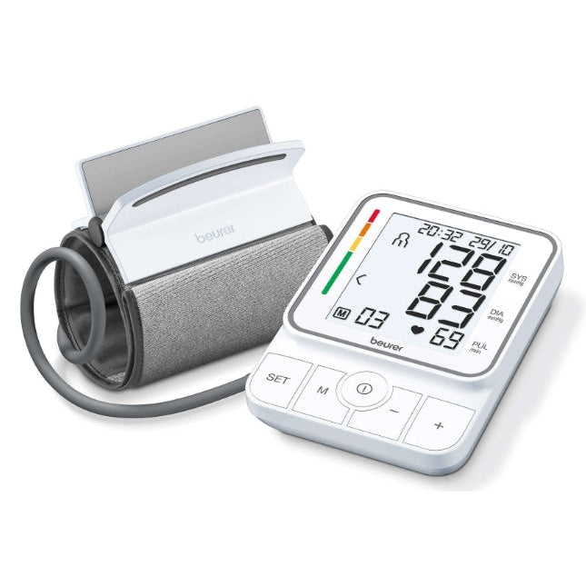 Апарат за кръвно налягане, Beurer BM 51 easyClip upper arm blood pressure monitor, Innovative easyClip cuff (22-42 cm), XL display