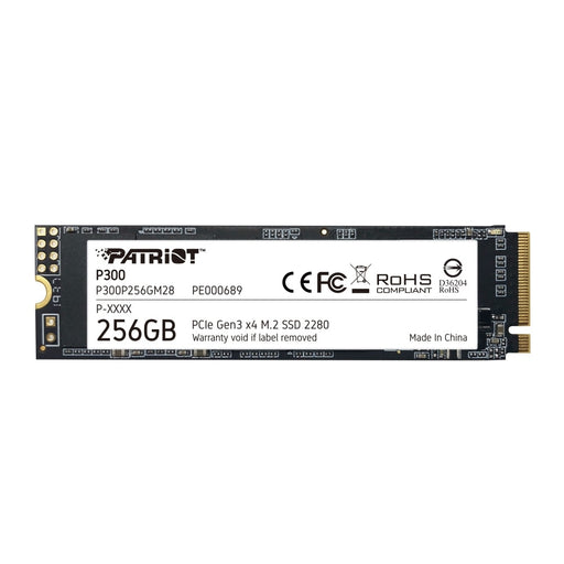 Твърд диск Patriot P300 256GB M.2 2280 PCIE