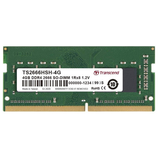 Памет Transcend 4GB TS DDR4 2666Mhz SO - DIMM 1Rx8