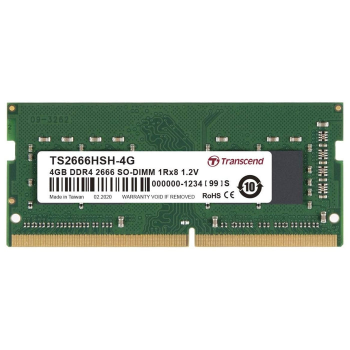 Памет Transcend 4GB TS DDR4 2666Mhz SO - DIMM 1Rx8