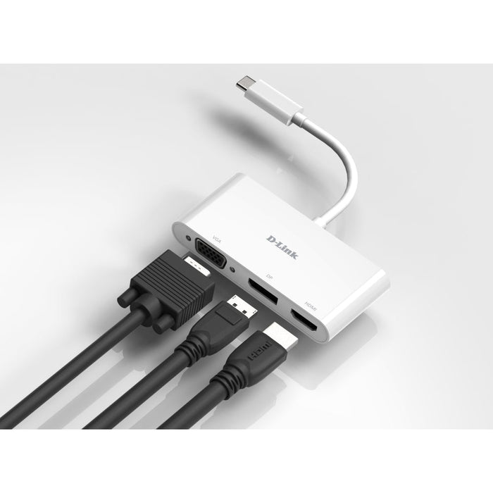 USB хъб D - Link 3 - in - 1 USB - C to