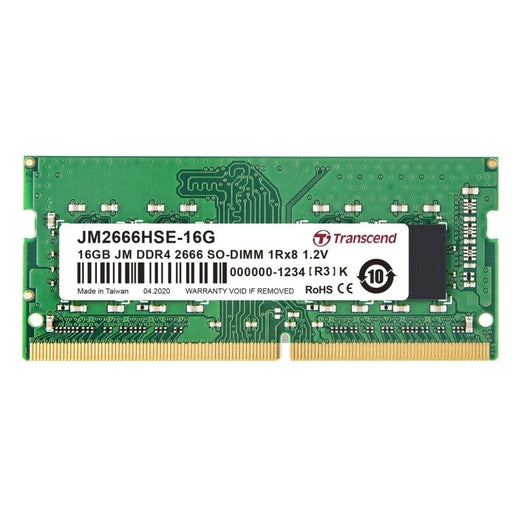 Памет Transcend 16GB JM DDR4 2666Mhz SO - DIMM 1Rx8