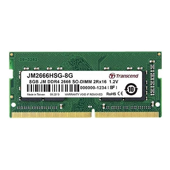 Памет Transcend 8GB JM DDR4 2666Mhz SO - DIMM 1Rx16