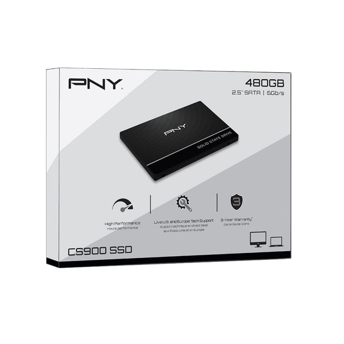 Твърд диск PNY CS900 2.5’ SATA III 480GB SSD