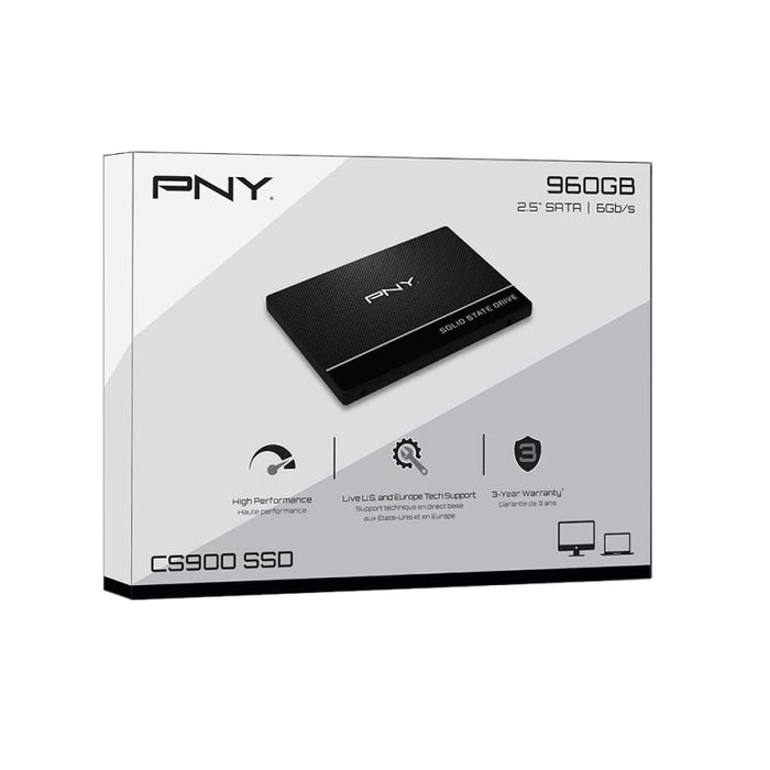 Твърд диск PNY CS900 2.5’ SATA III 960GB SSD