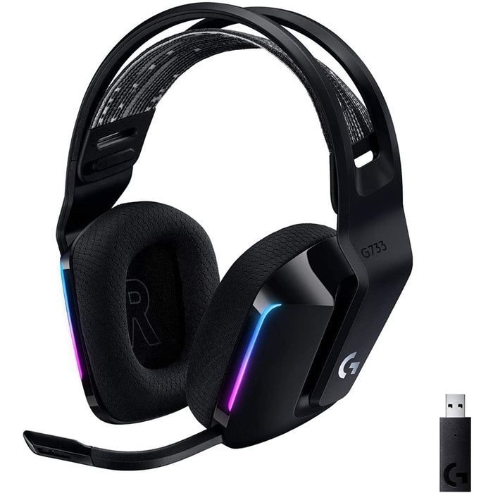 Слушалки Logitech G733 Wireless Headset Lightsync