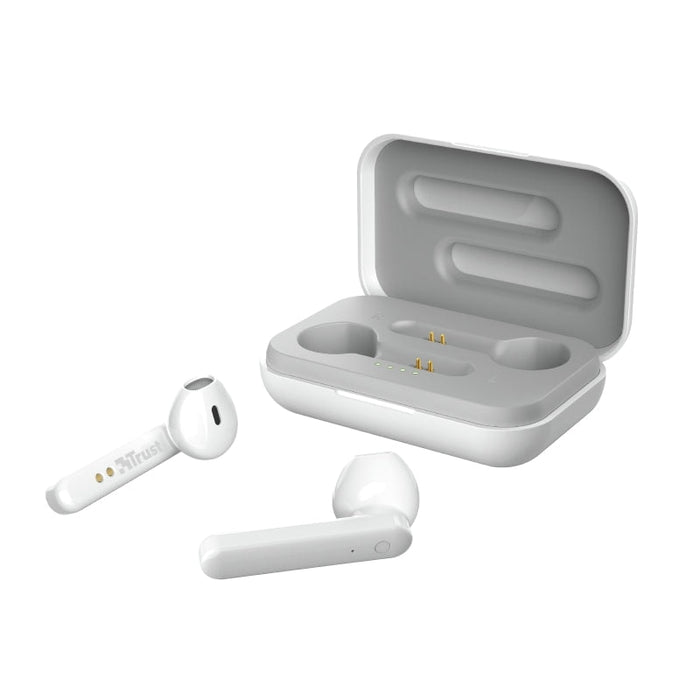 Слушалки TRUST Primo Touch Bluetooth Earphones White