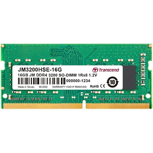 Памет Transcend 16GB JM DDR4 3200Mhz SO - DIMM 1Rx8