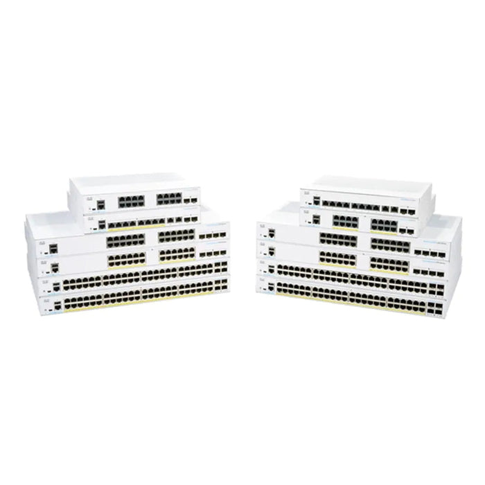 Комутатор Cisco CBS250 Smart 24 - port GE Full PoE 4x1G SFP