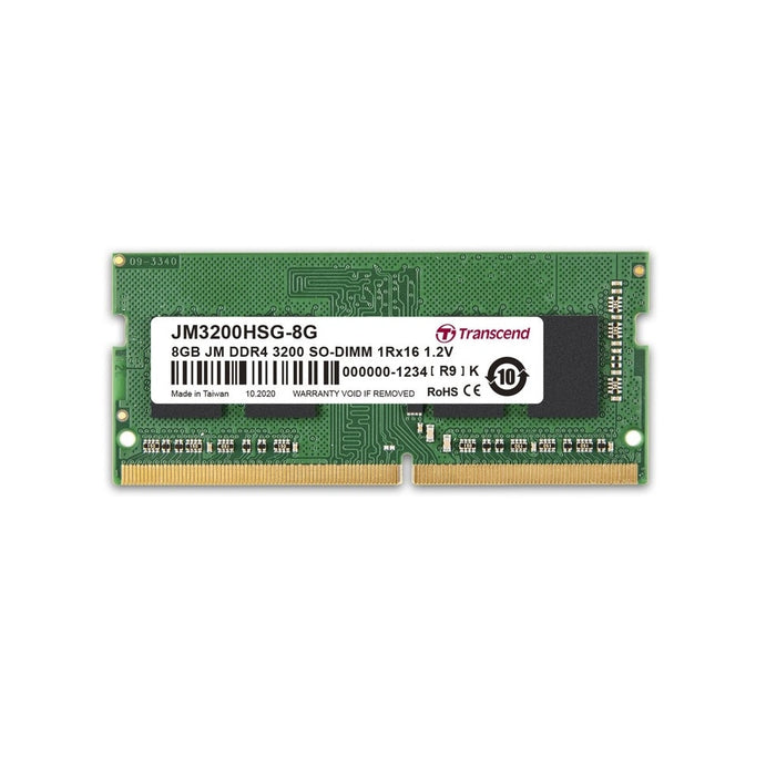 Памет Transcend 8GB JM DDR4 3200 SO - DIMM 1Rx16 1Gx16