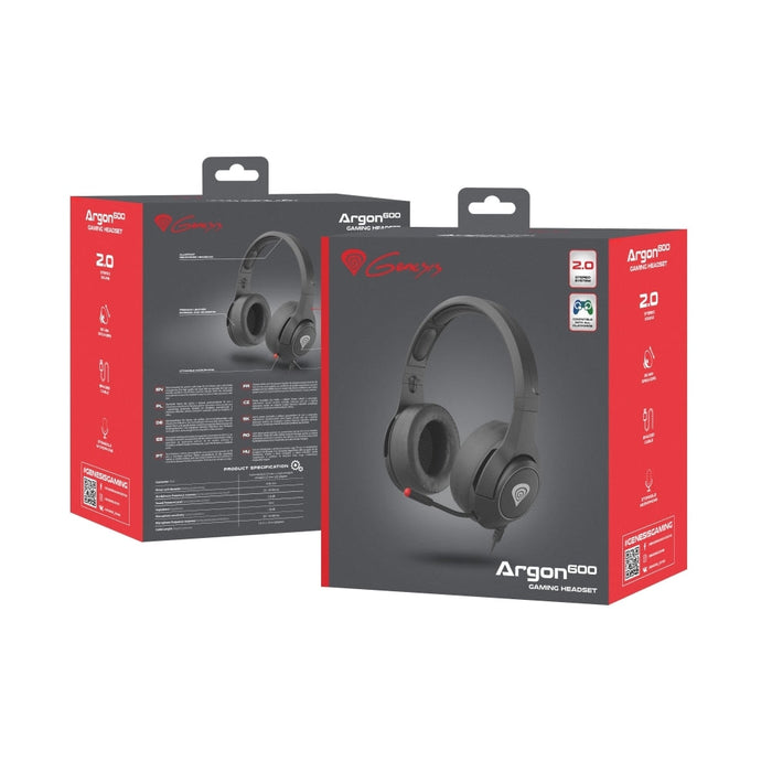Слушалки Genesis Headset Argon 600 With Microphone