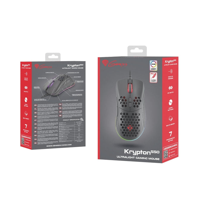 Мишка Genesis Light Weight Gaming Mouse Krypton 550