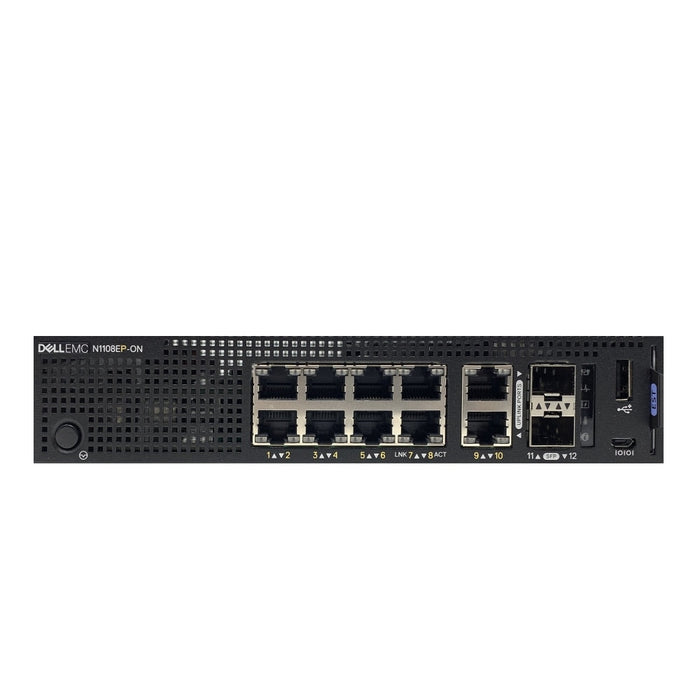 Комутатор Dell EMC Switch N1108EP - ON Gigabit L2