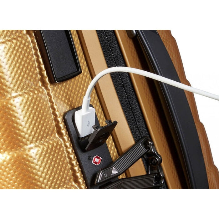 Куфар Samsonite Proxis Spinner (4 wheels) 55cm Gold