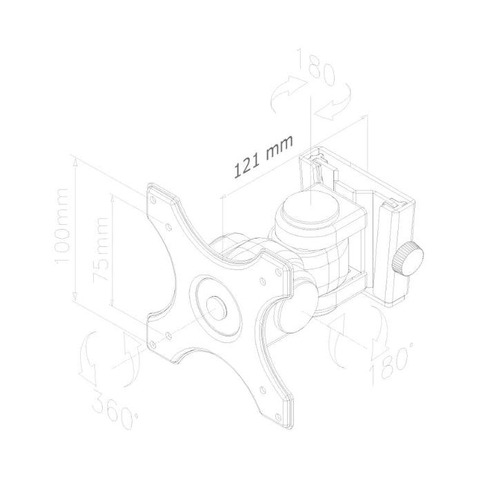Стойка Neomounts by NewStar Flat Screen Wall Mount (2