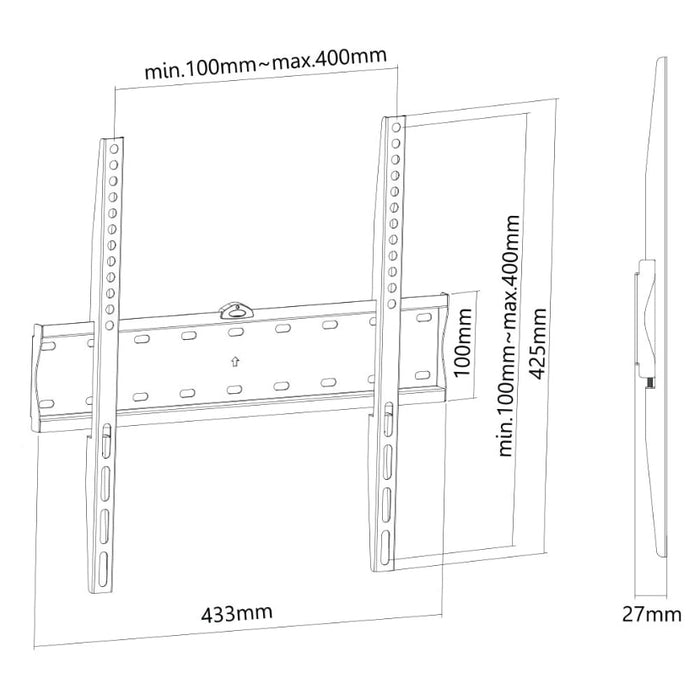 Стойка Neomounts by NewStar Flat Screen Wall Mount (fixed)