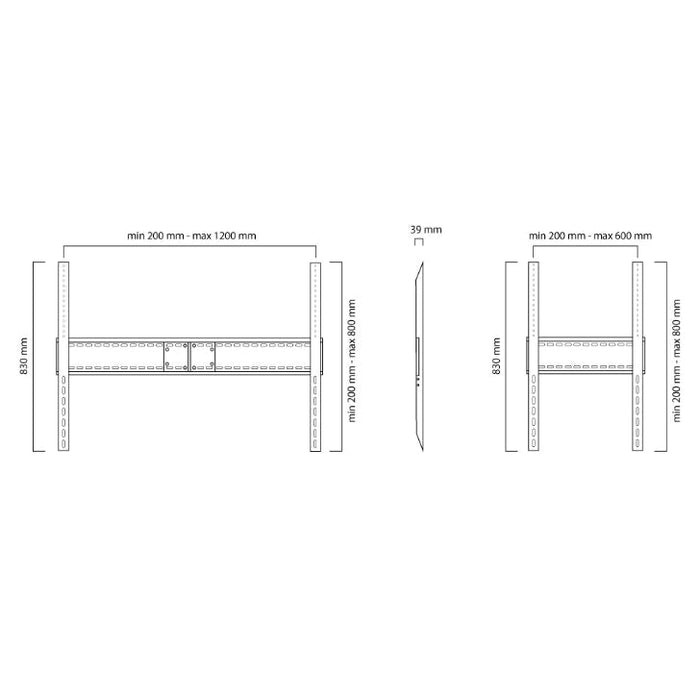 Стойка Neomounts by NewStar Flat Screen Wall Mount
