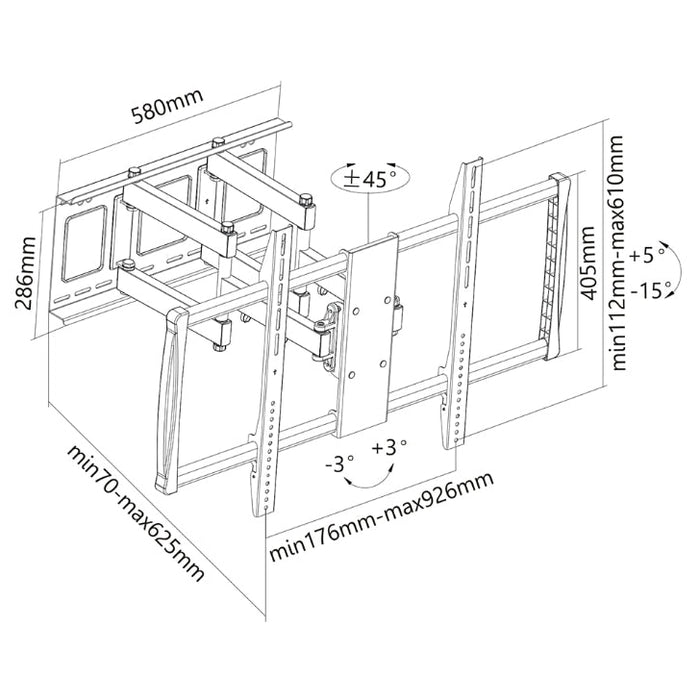 Стойка Neomounts by NewStar Flat Screen Wall Mount
