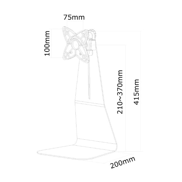 Стойка Neomounts by NewStar Flat Screen Desk Mount (stand)