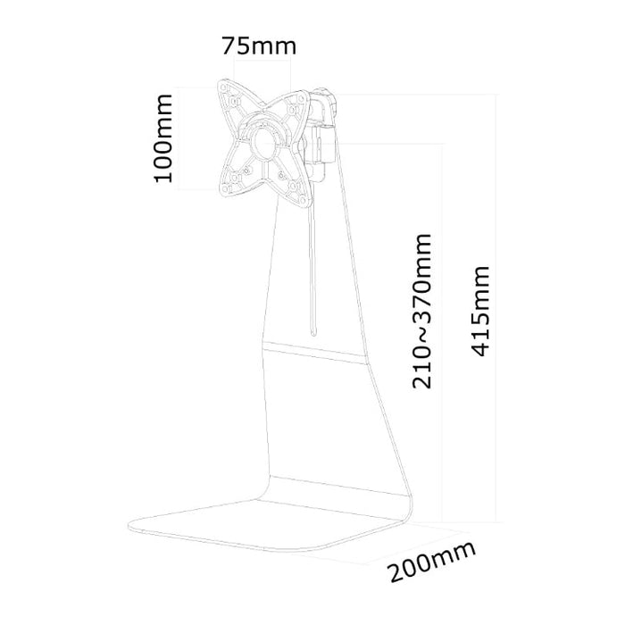 Стойка Neomounts by NewStar Flat Screen Desk Mount (stand)