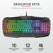 Клавиатура TRUST GXT 881 Odyss Semi - mechanical Keyboard US