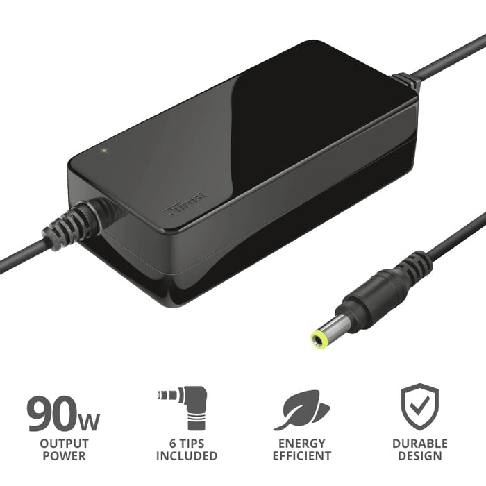 Адаптер TRUST Primo Laptop Charger 19V - 90W