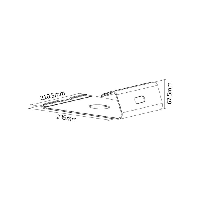 Стойка Neomounts by NewStar Notebook Desk Stand (ergonomic)