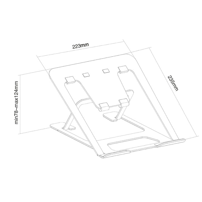 Стойка Neomounts by NewStar Notebook Desk Stand (ergonomic)