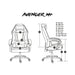 Стол Fury Gaming Chair Avenger M + Black - White