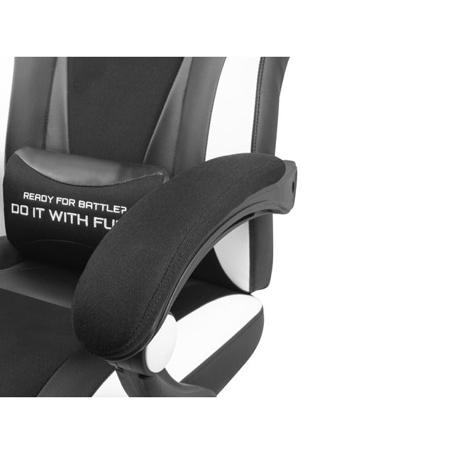 Стол Fury Gaming Chair Avenger M + Black - White