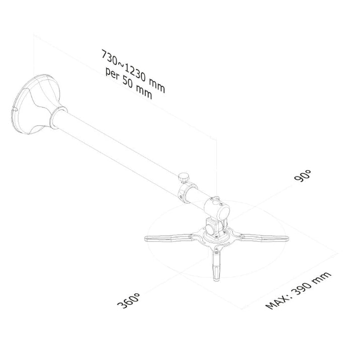 Стойка Neomounts by NewStar Projector Wall Mount
