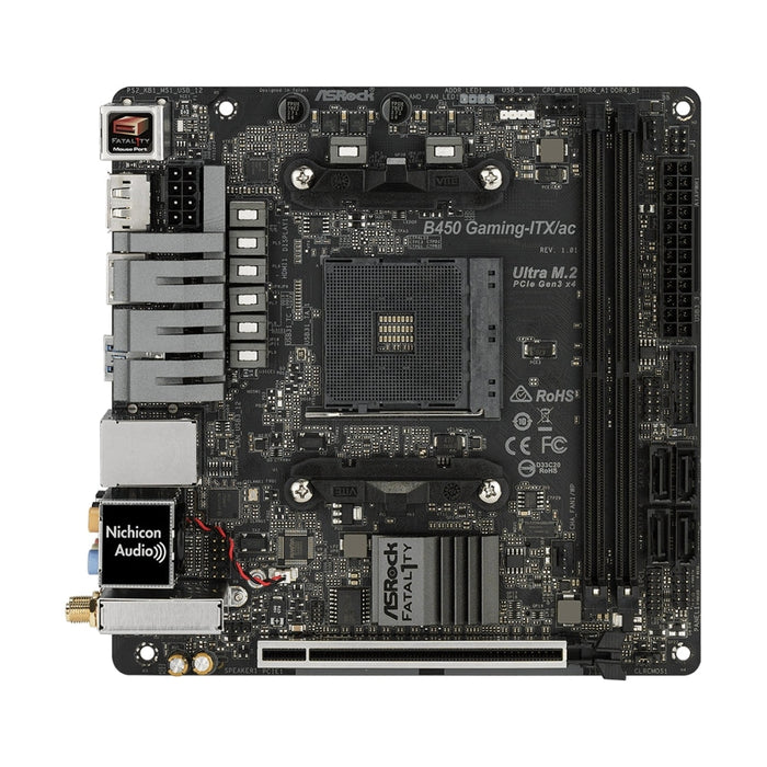 Дънна платка Asrock B450 Gaming - ITX/ac