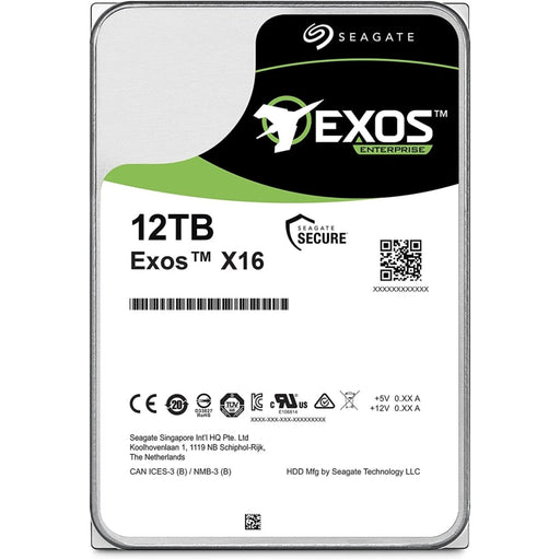Твърд диск Seagate Exos X16 12TB HDD 7200 RPM